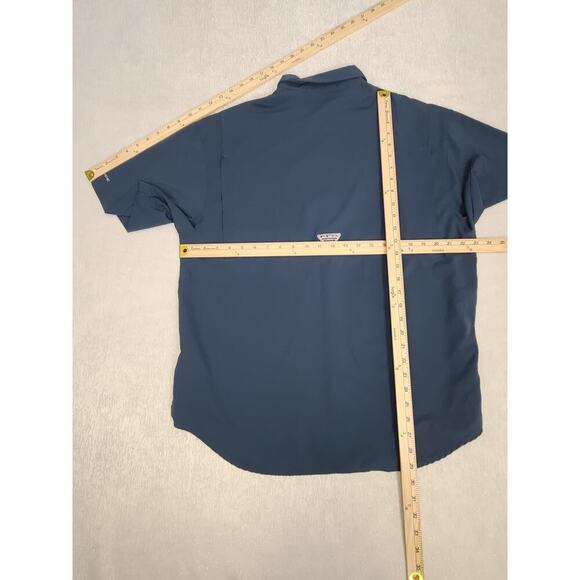 Columbia Adult men's UPF performance blue Size large Fishing Outdoors - Picture 4 of 9